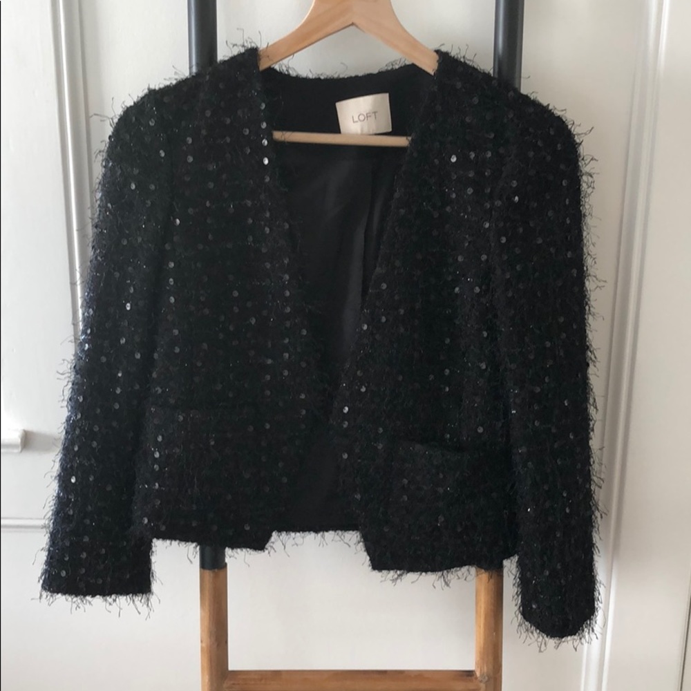 Black sequin jacket
